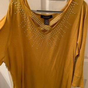 Oversized studded top